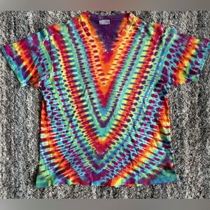 Vintage 90s Single Stitch Hanes Tie Dye (18x22)